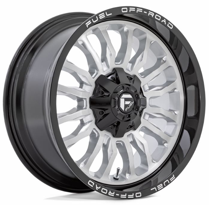 D798 ARC - SILVER BRUSHED FACE MILLED BLACK LIP thumbnail