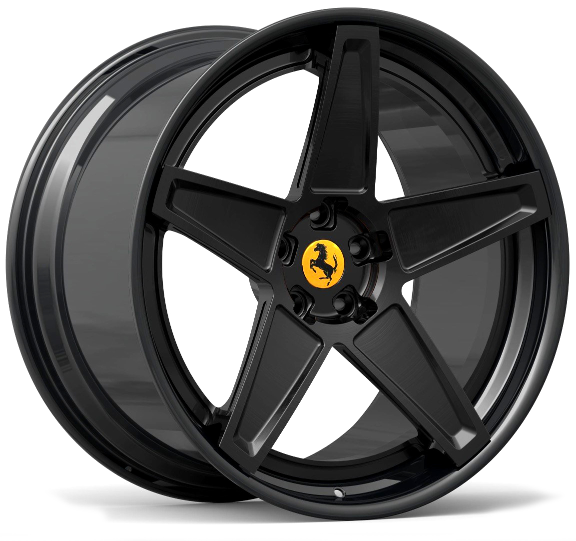 F52 - Satin Black Gloss Black Lip thumbnail