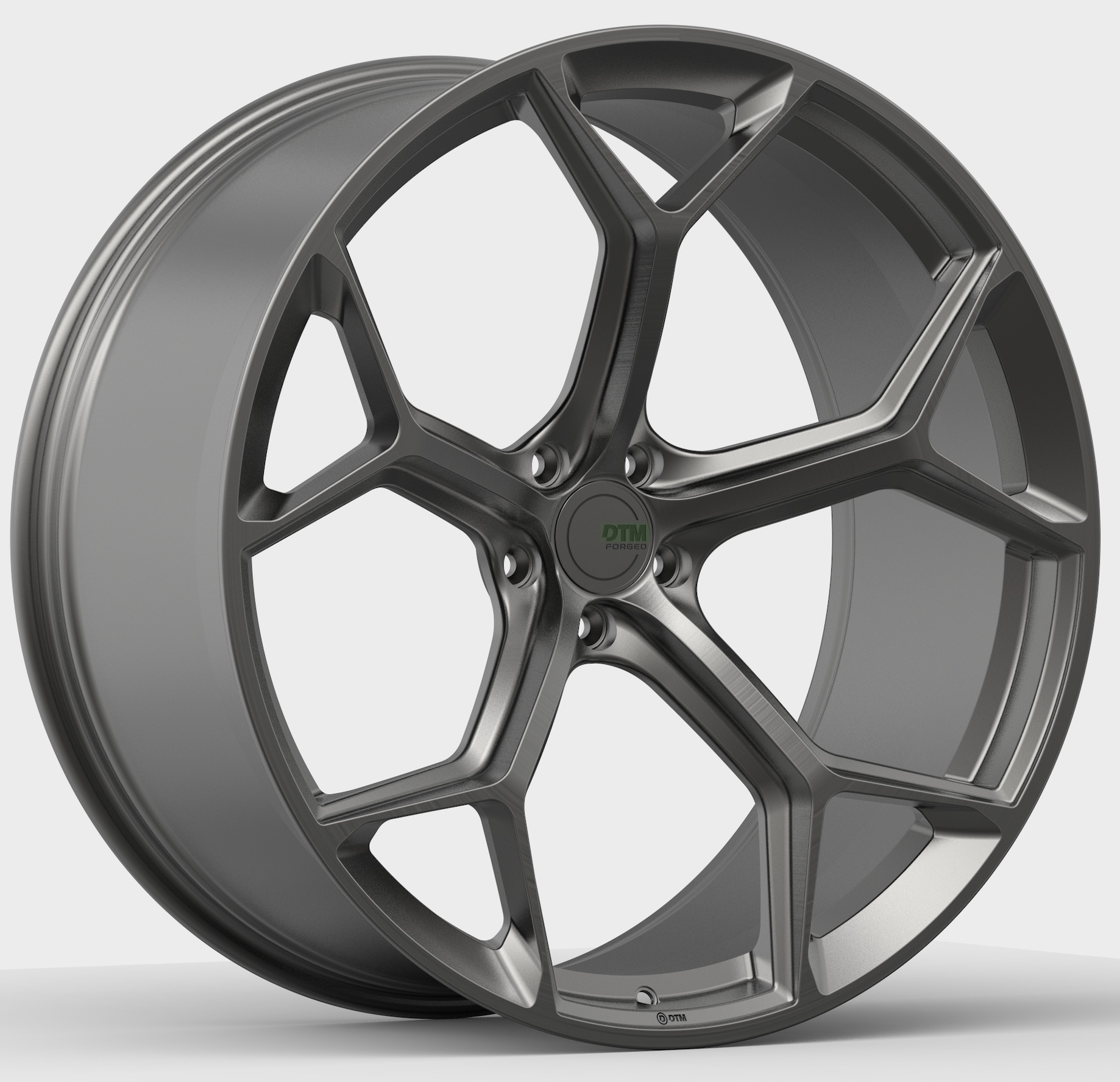 FRS - SATIN BRUSHED DARK GUNMETAL TINT CLEAR thumbnail