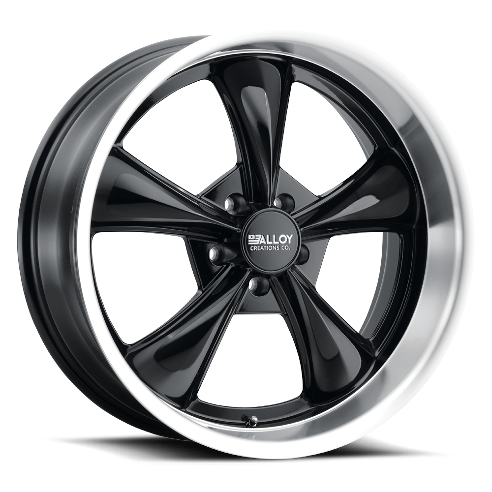 AC505 - Gloss Black w/Machined Lip thumbnail